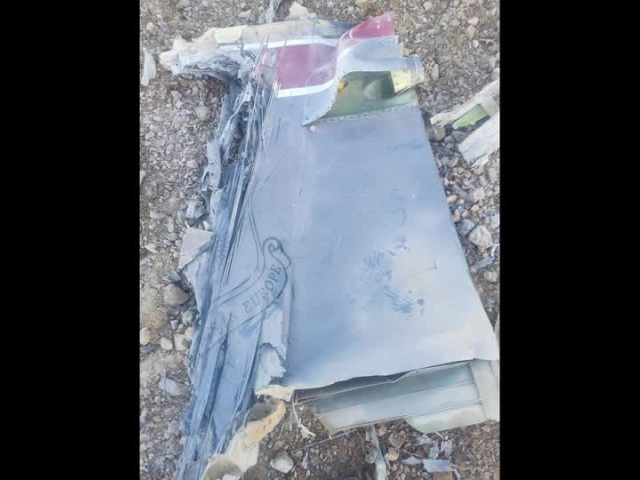 Iranian state TV has broadcast images of what it says are parts of a US F-15E Strike Eagle fighter jet. Photo: Reuters