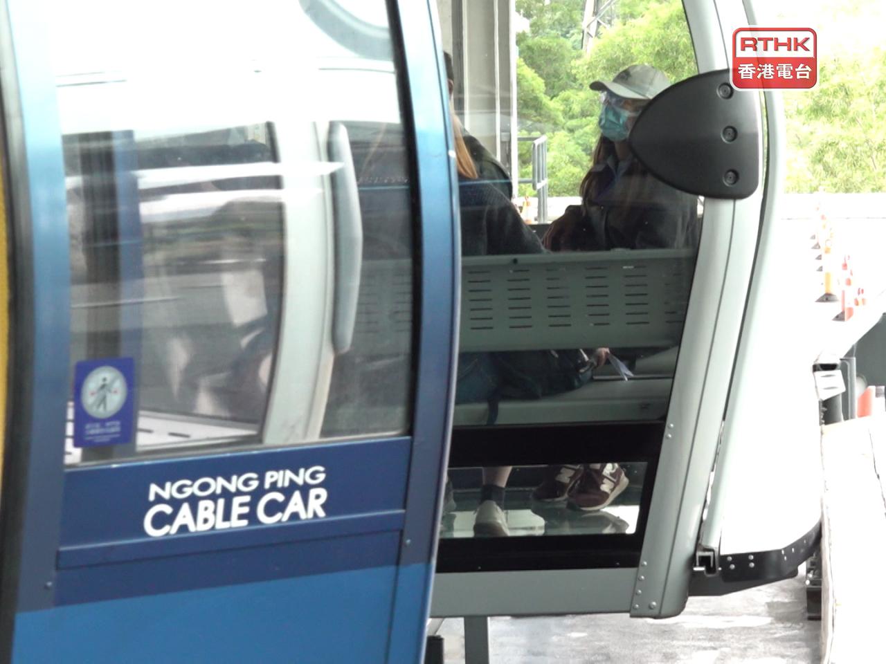 昂坪360表示天氣好轉後，將盡快恢復登車安排。（港台圖片）