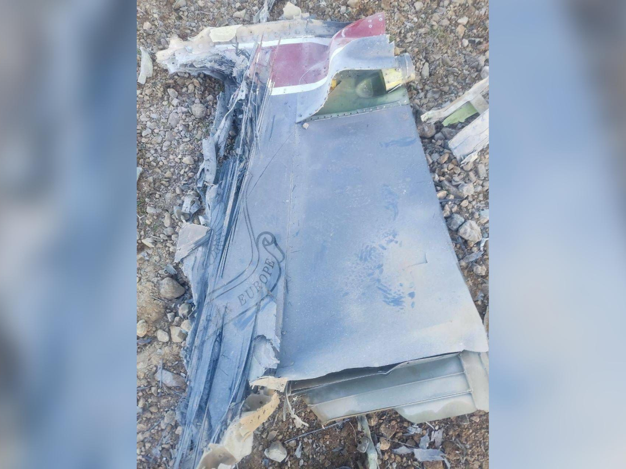 伊朗方面表示，圖為被擊落的美國戰機碎片。（路透社）