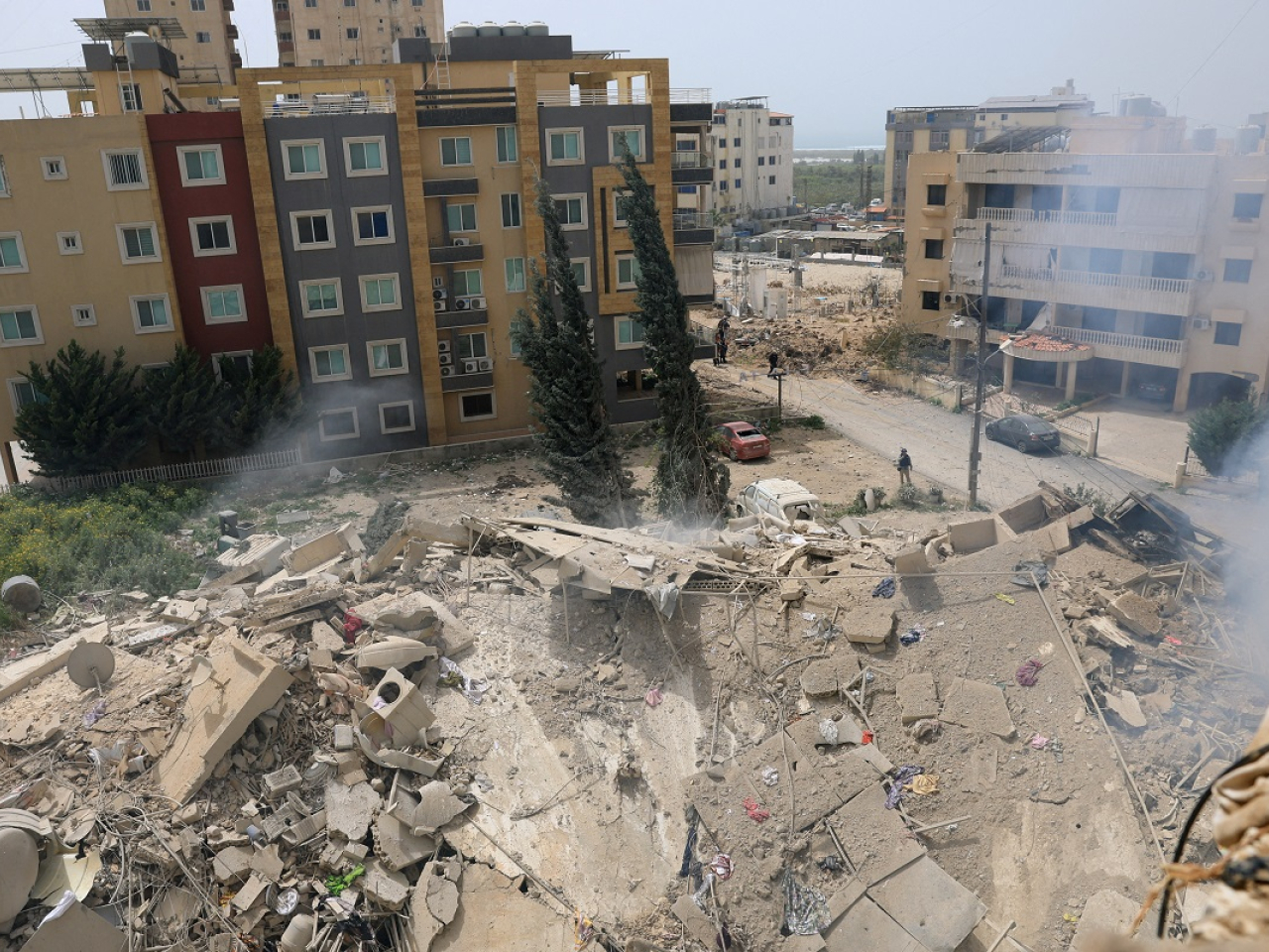 伊朗傳媒報道，美國及以色列襲擊伊朗西南部馬赫沙赫爾石化經濟特區。（路透社）