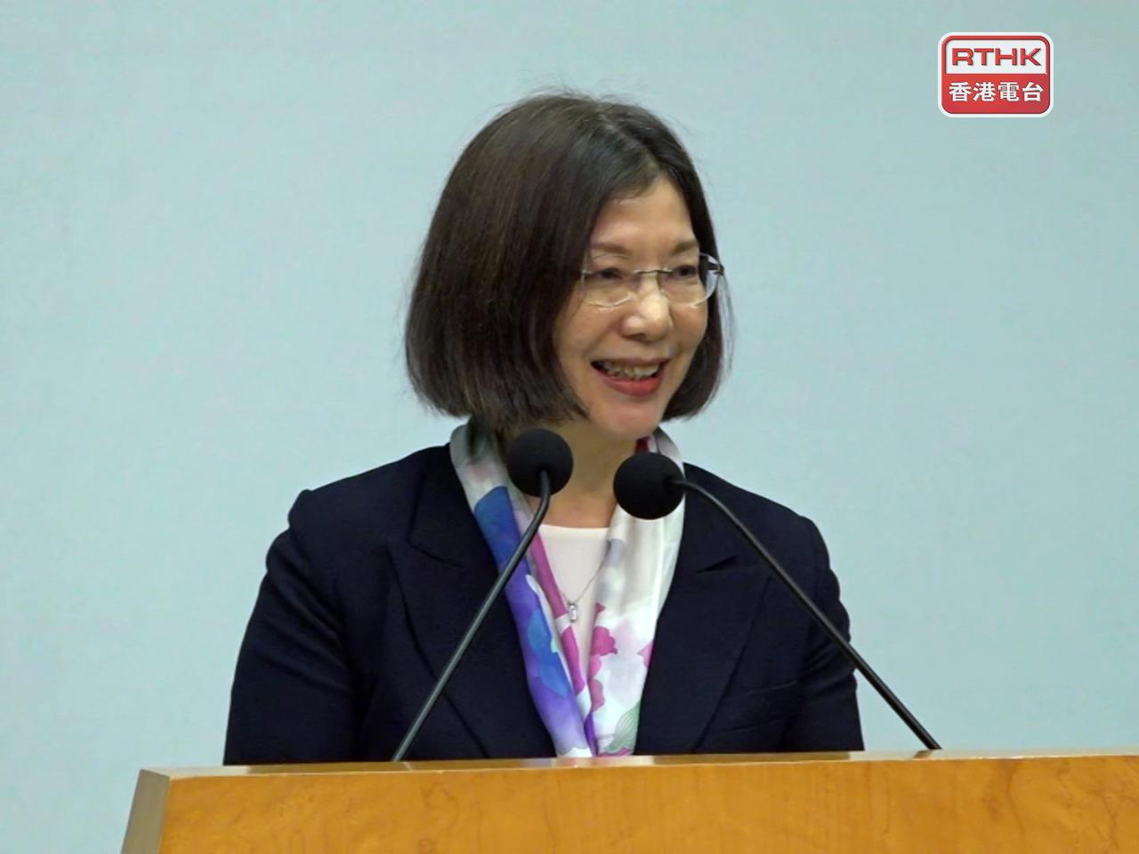 Janice Tse says the principle for Hong Kong's five-year plan is that security is the prerequisite for development and development guarantees security. File photo: RTHK