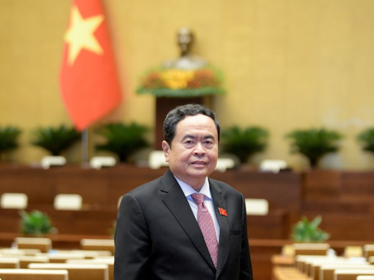 陳青敏當選越南國會主席。（越南政府新聞網）