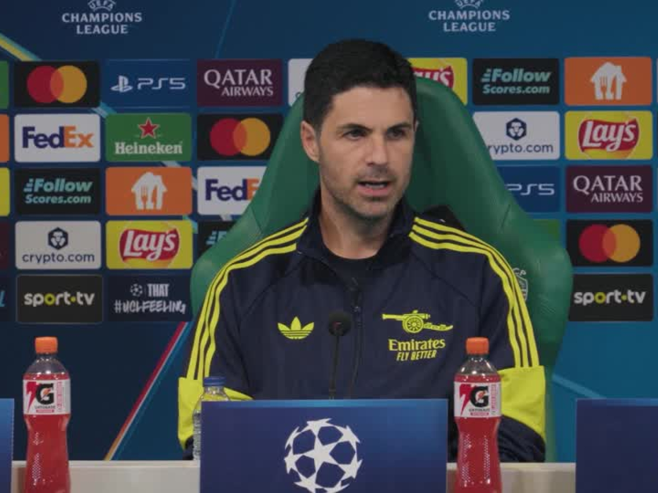 阿迪達說，大家要理性看待球隊至今為止的成就。（路透社）