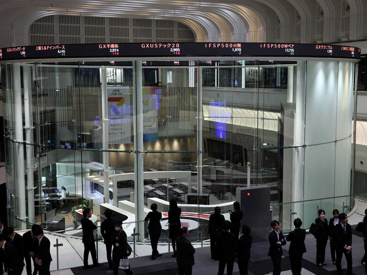 The Nikkei Stock Average opened up 157 points, or 0.3 percent, at 53,571 on Tuesday. File photo: Reuters