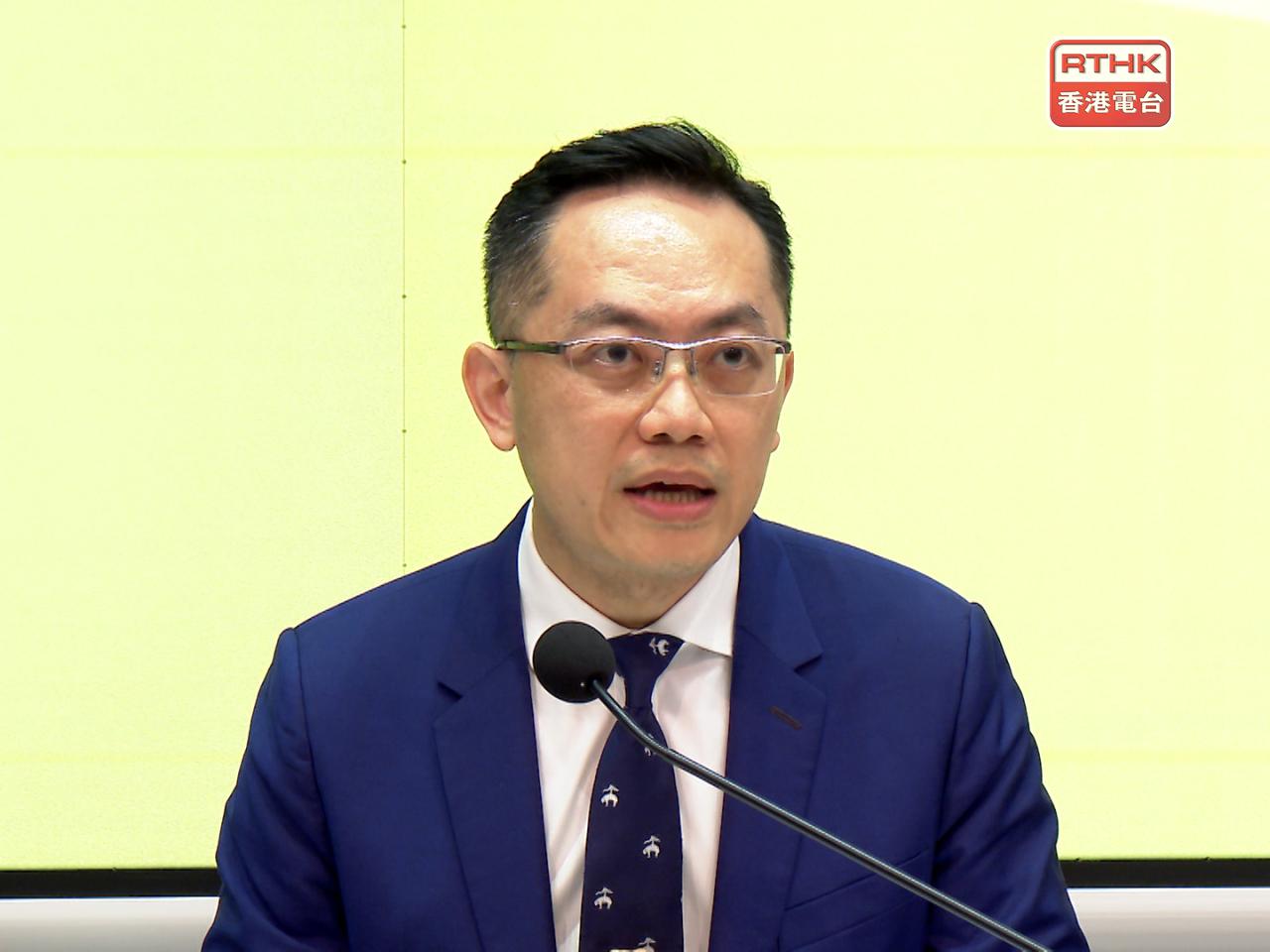 林文健說，衞生署一直配合及融入國家健康衞生發展大局，致力與世衞合作。（港台圖片）