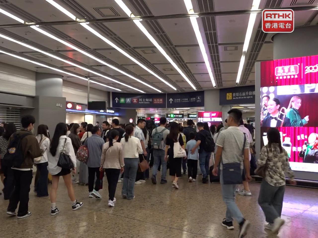 Edward Leung says the influx of mainland visitors helped offset the loss in spending by locals as a result of the Easter exodus. Photo: RTHK