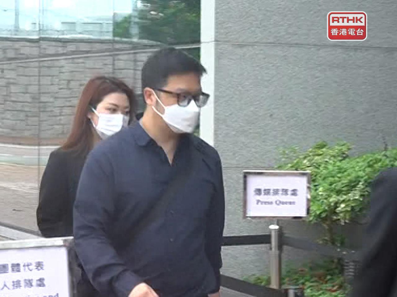 委員會傳召宏福苑另一間消防裝置承辦商「中華發展」董事梁秉基作供。（郭志強攝）