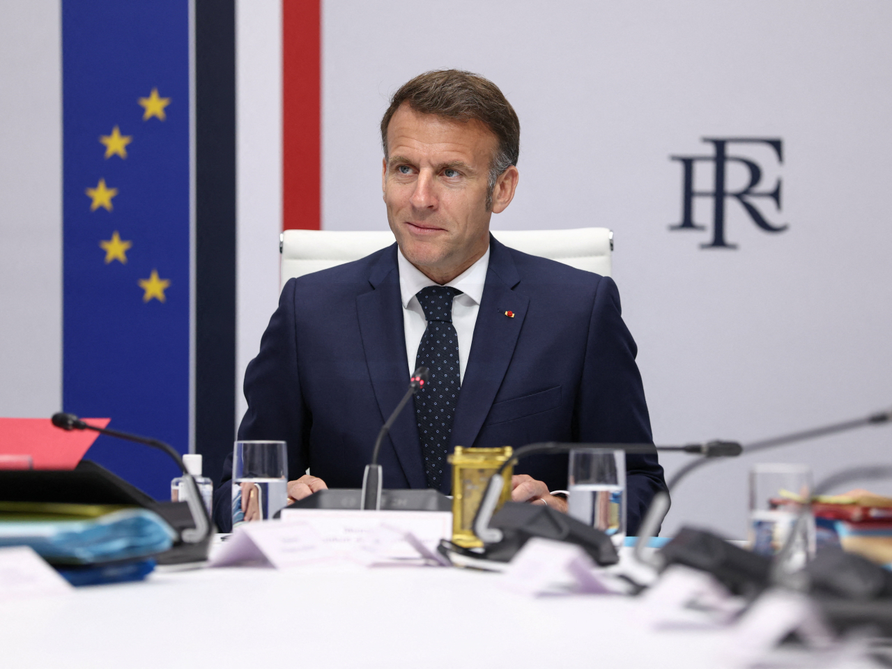 French President Emmanuel Macron said France would "play its full part, in close coordination with its partners" in the region. Photo: Reuters