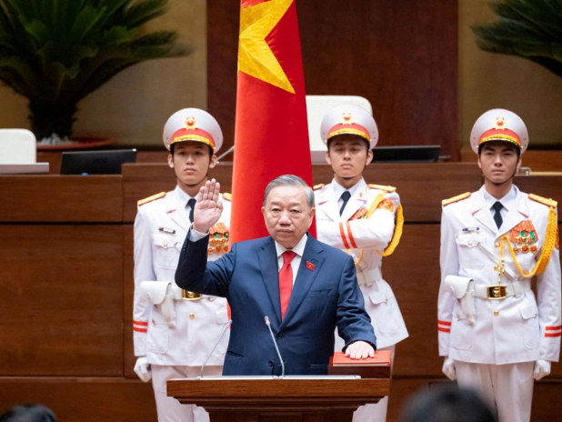 蘇林最近當選越南國家主席。（路透社資料圖片）
