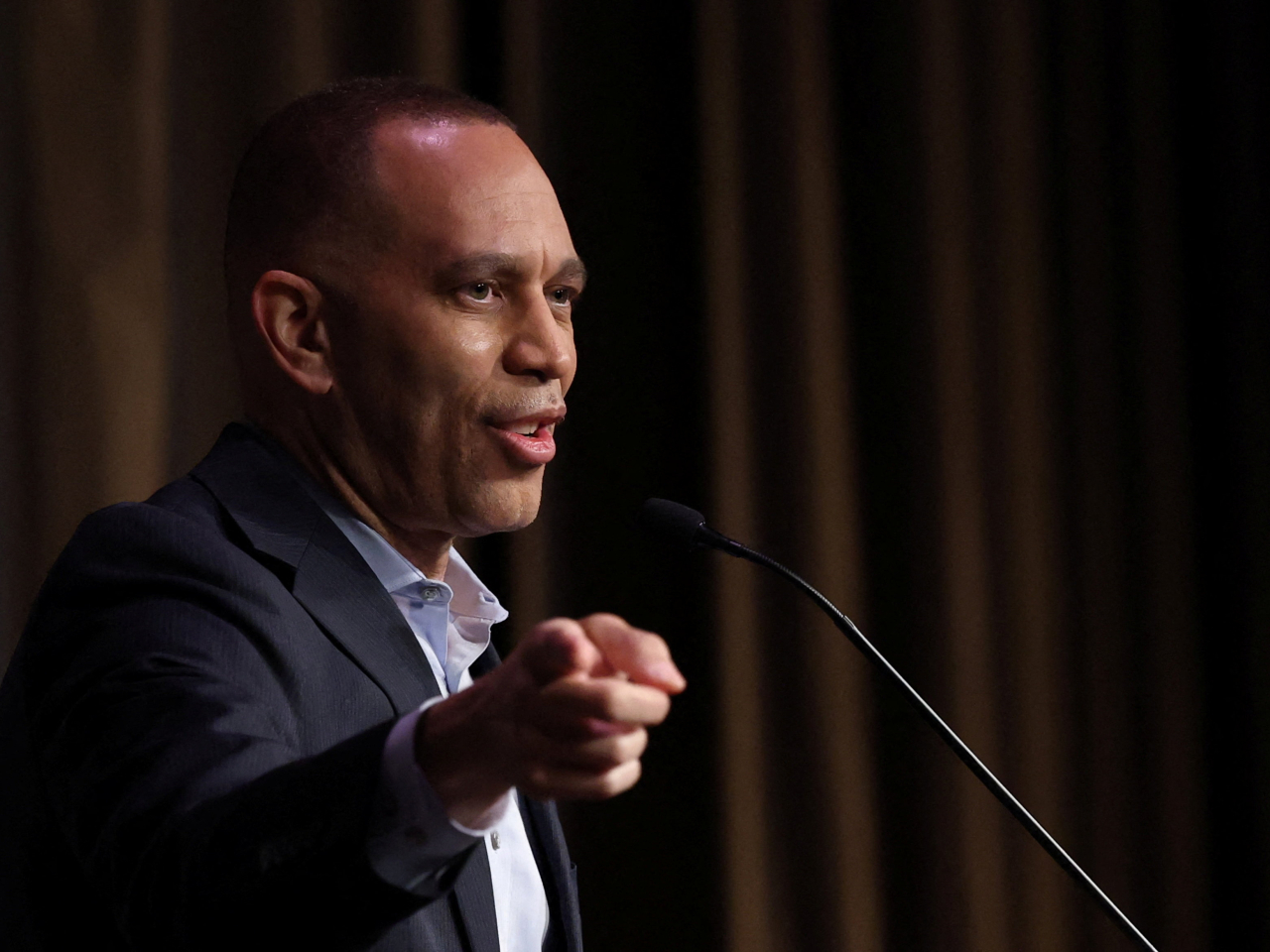 The manoeuvre by Hakeem Jeffries and the US Democrats was largely symbolic. File photo: Reuters