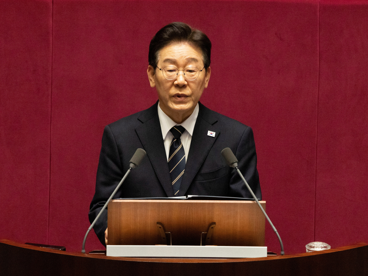 President Lee Jae-myung has issued an apology over a past adoption programme that systematically manipulated children&rsquo;s origins. File photo: Reuters