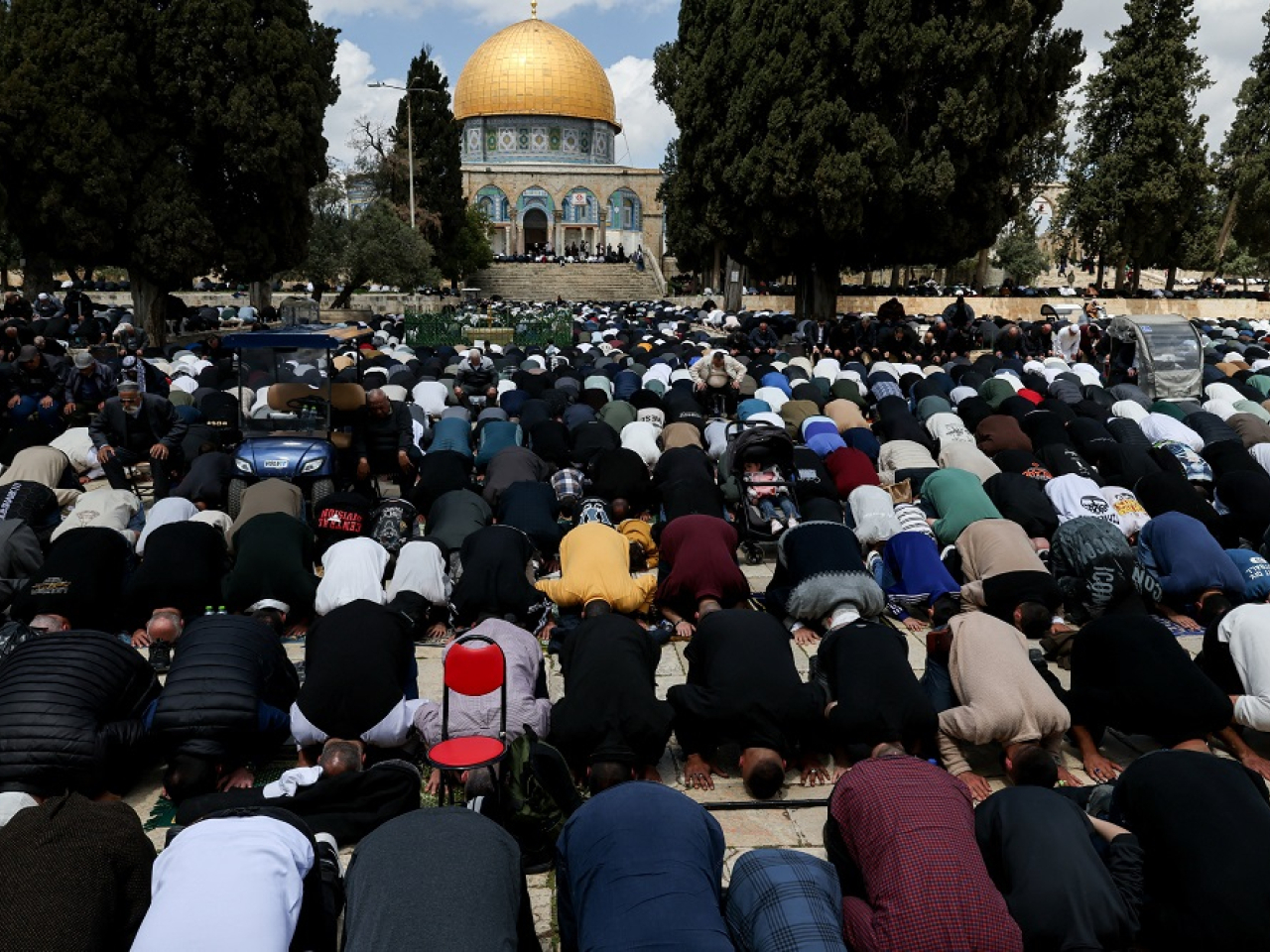 The Al-Aqsa Mosque in east Jerusalem had been closed since the US-Israeli war on Iran began. Photo: Reuters