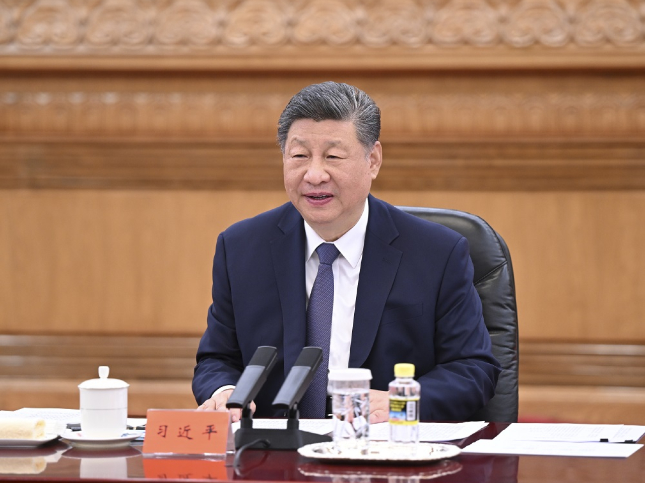 習近平昨日向中美乒乓外交55周年紀念大會暨中美青少年體育交流系列活動啟動儀式致賀信。（新華社資料圖片）