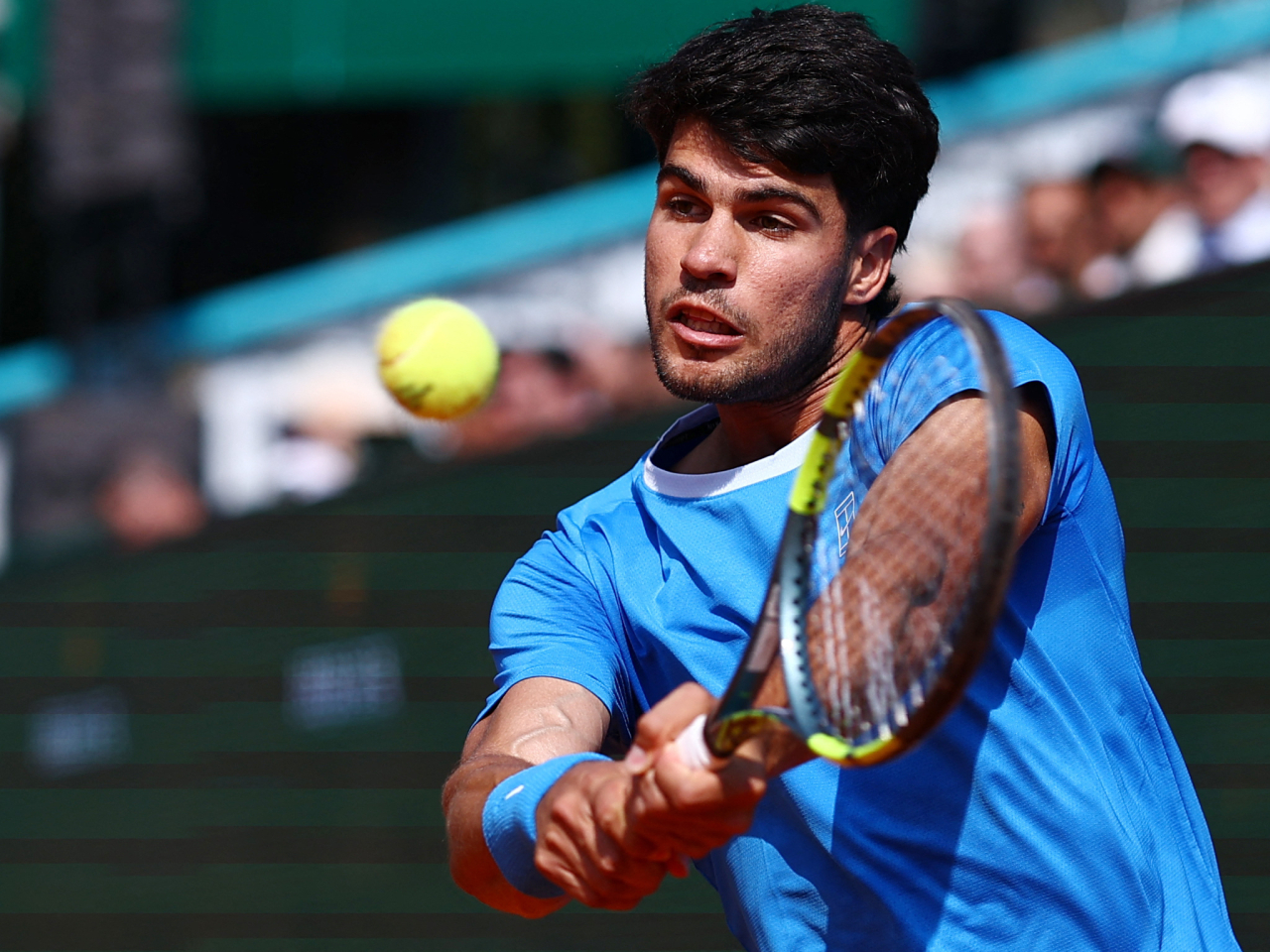 The 22-year-old Alcaraz is trying to keep hold of the top spot and holds a 10-6 lead over Sinner in their head-to-head series. Photo: Reuters