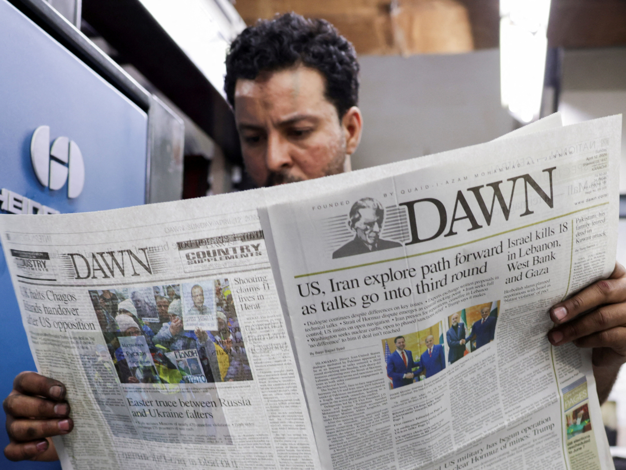 美伊談判受到媒體高度關注。（路透社）