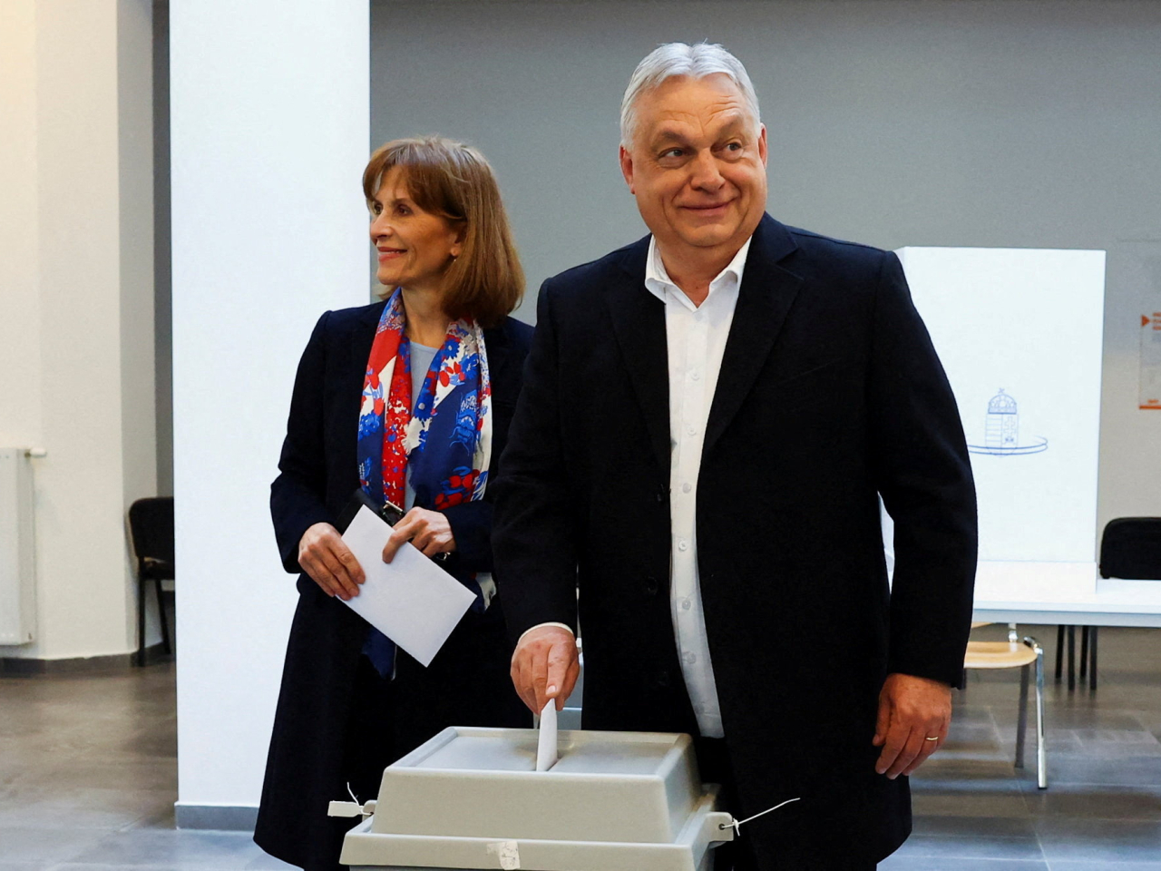 大部分民調顯示歐爾班領導的執政聯盟落後。（路透社）