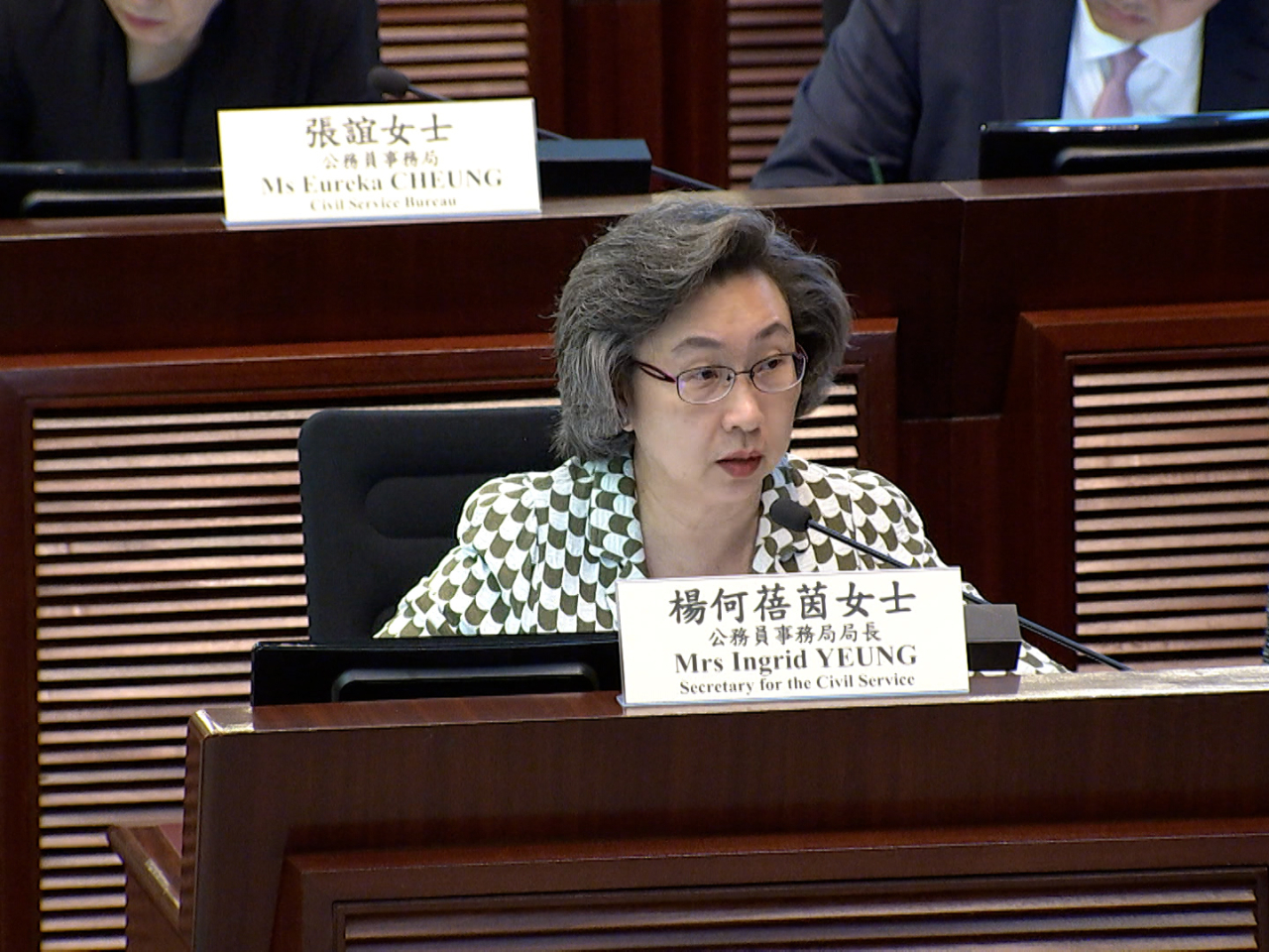 楊何蓓茵指會盡力挽留有能力員工，建立更嚴謹工作評核機制，更容易區分有能力員工，更精準給予晉升機會。