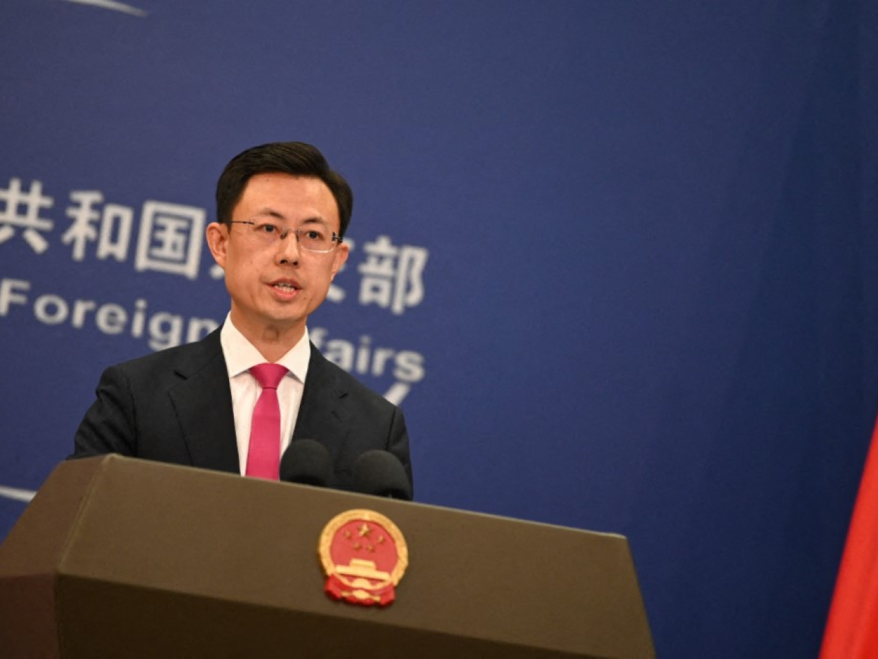 郭嘉昆表示，中方祝賀毛焦爾領導的蒂薩黨獲勝。（法新社資料圖片）