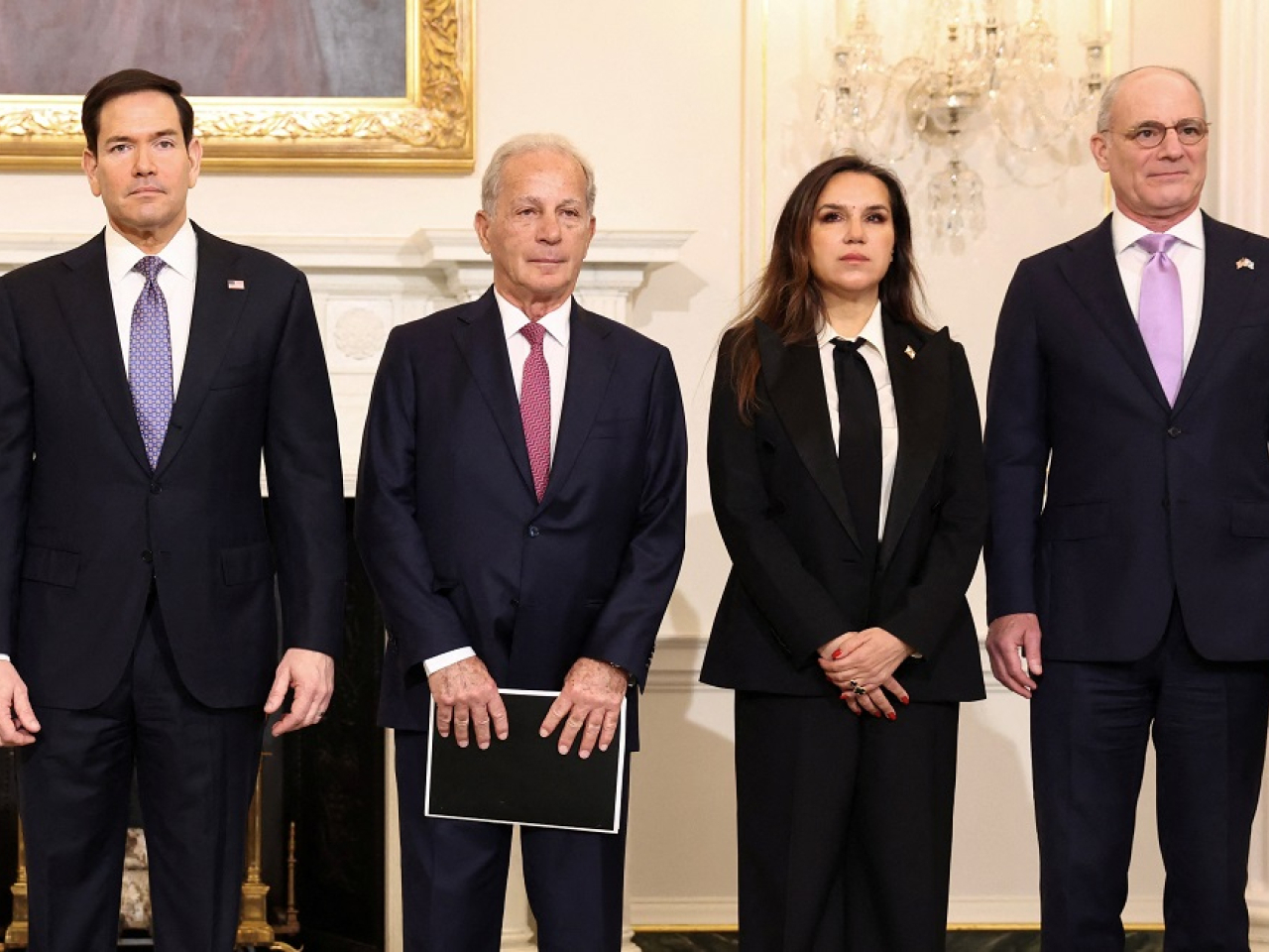 Tuesday's meeting &ndash; the first high-level, direct talks since 1993 &ndash; was mediated by Marco Rubio and involved the Israeli and Lebanese ambassadors to the US. Photo: Reuters