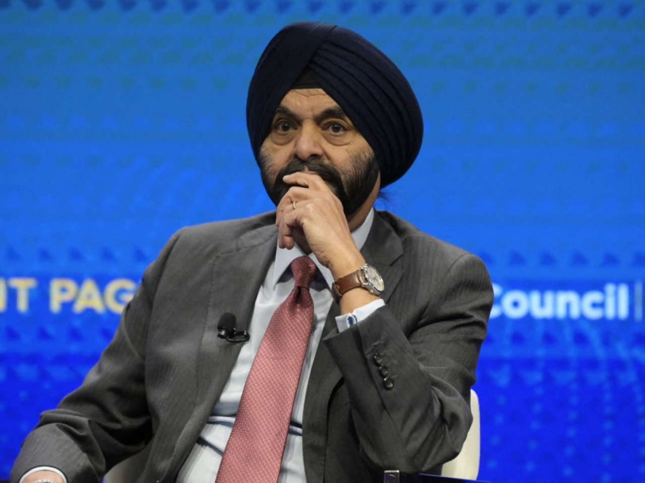 世界銀行行長彭安杰表示，可能調動800億至1000億美元資金，以支持受中東戰爭嚴重影響的國家。（法新社資料圖片）