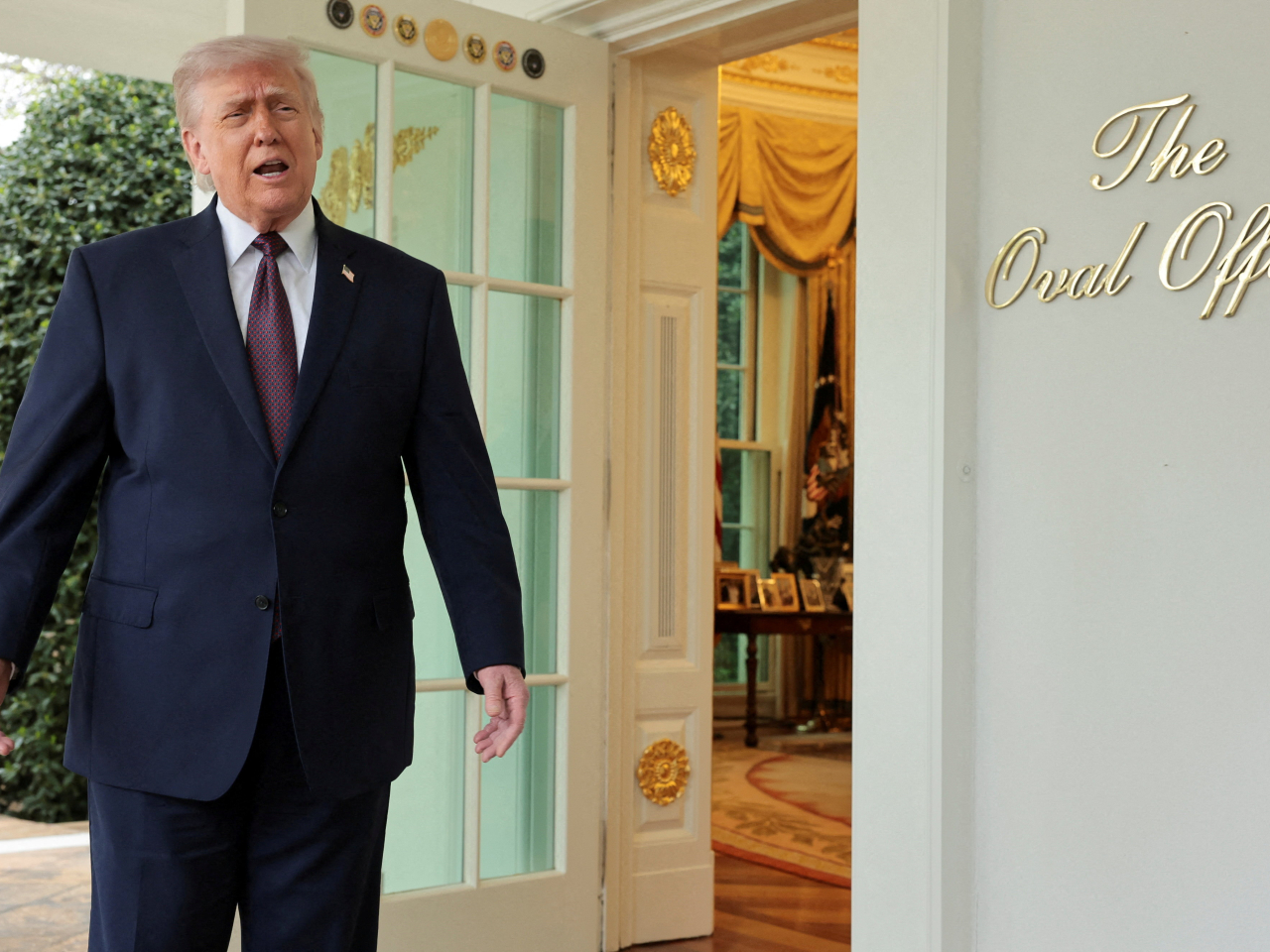 特朗普暗示美國與伊朗可能會在巴基斯坦重返談判桌。（路透社）