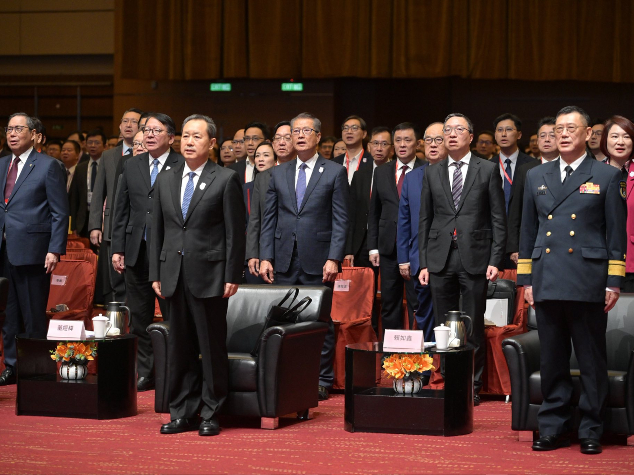 陳茂波說，在當前百年變局加速演進，國際形勢複雜多變的環境下，須更好立足全局、著眼未來，以發展促安全、以安全保發展。（陳茂波社交網站圖片）