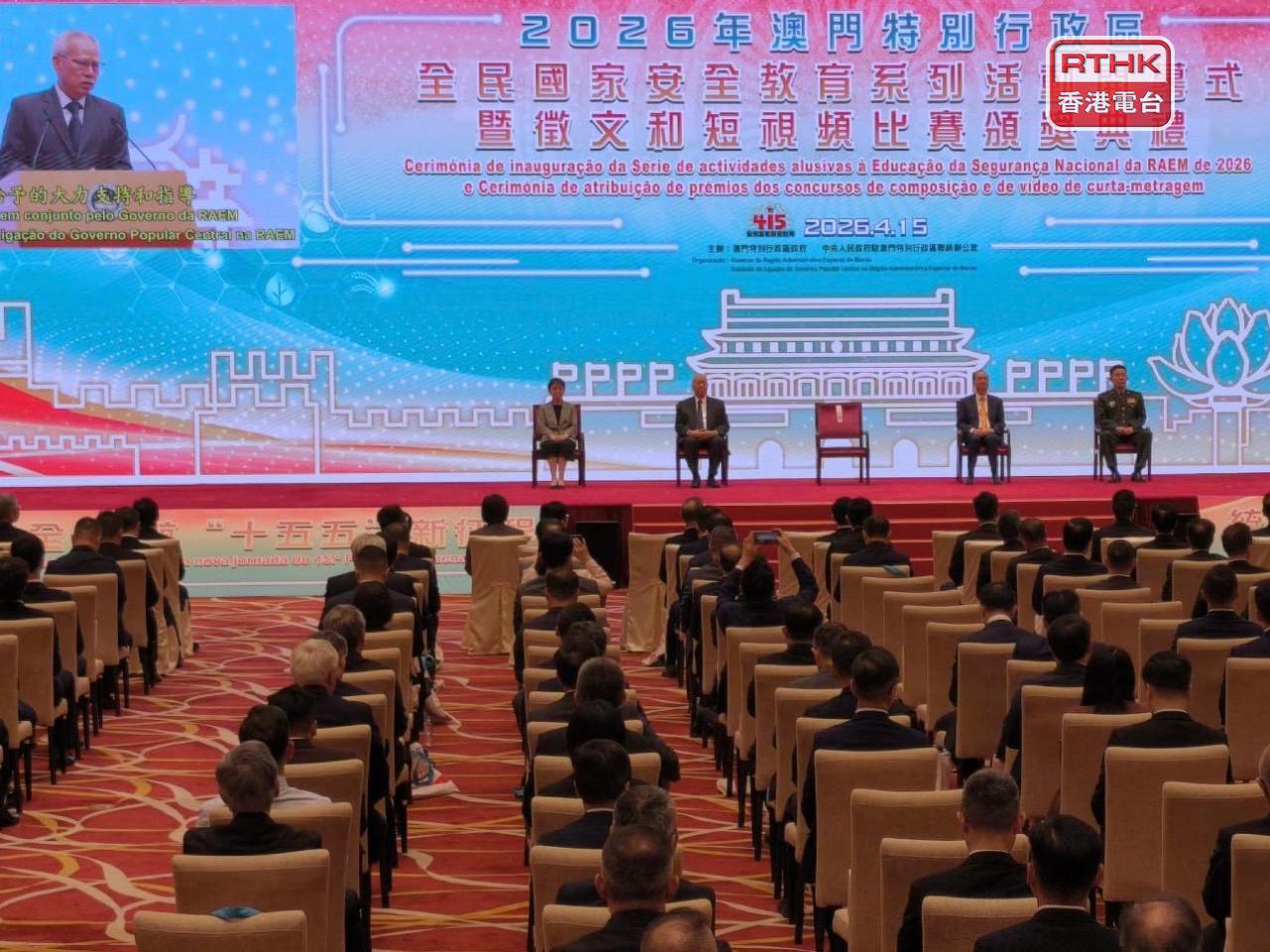 岑浩輝表示，全民國家安全教育是長期工作，會常態化向大眾推動。（鄭月明攝）