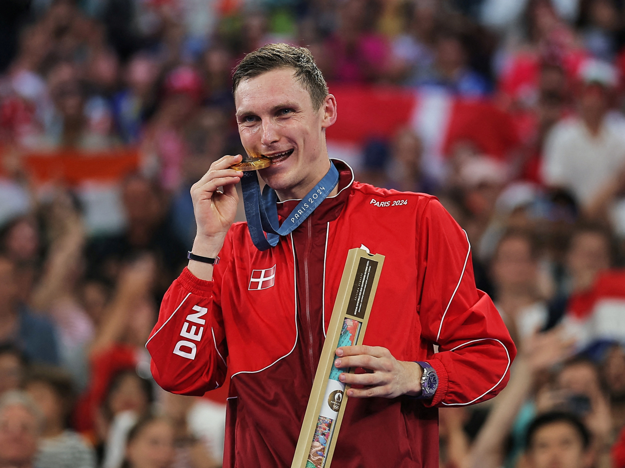 丹麥羽毛球名將、奧運男單兩金得主安賽龍宣布因傷退役。（路透社資料圖片）