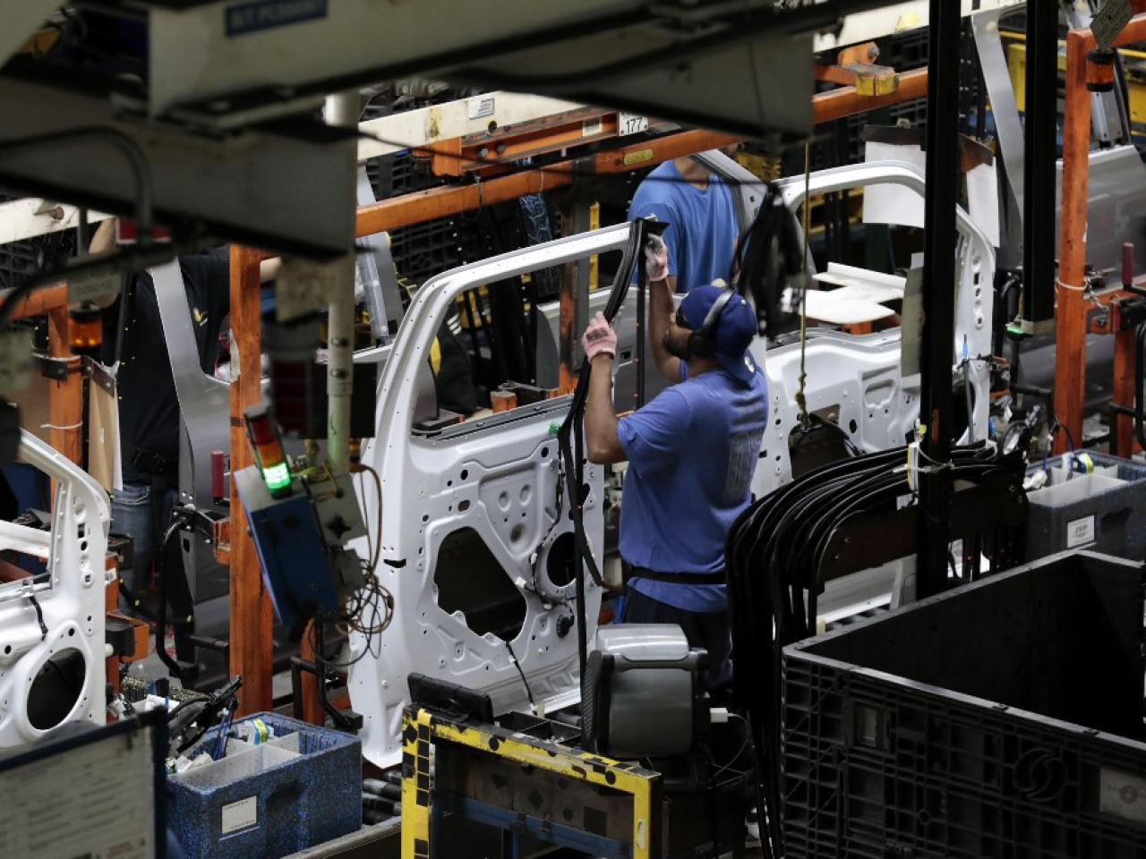 美國3月出口物價按月升1.6%，略為高於預期；進口物價按月升0.8%，低於預期。（法新社資料圖片）