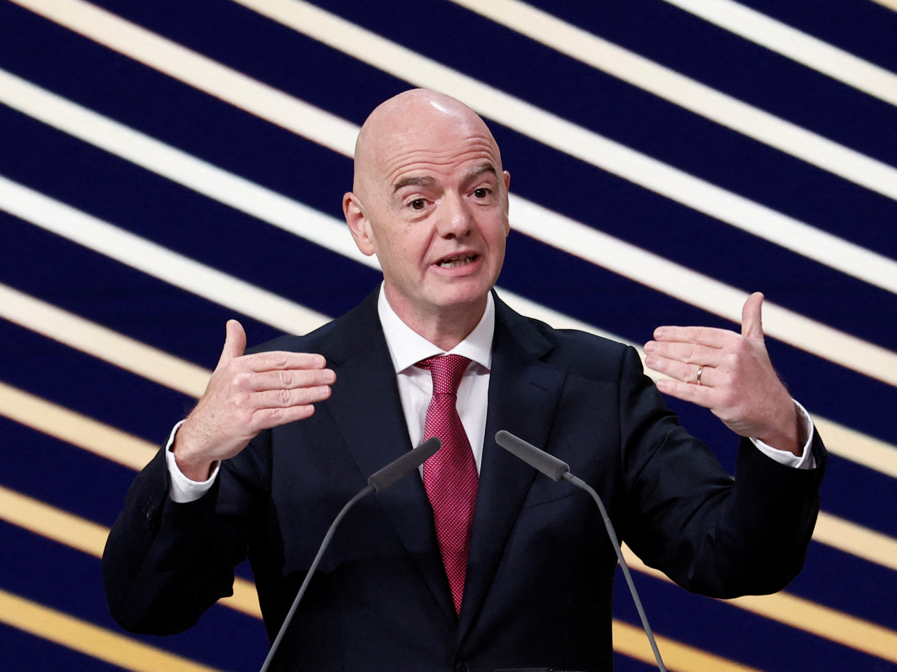 恩芬天奴相信伊朗將參加今屆的世界盃。（路透社資料圖片）