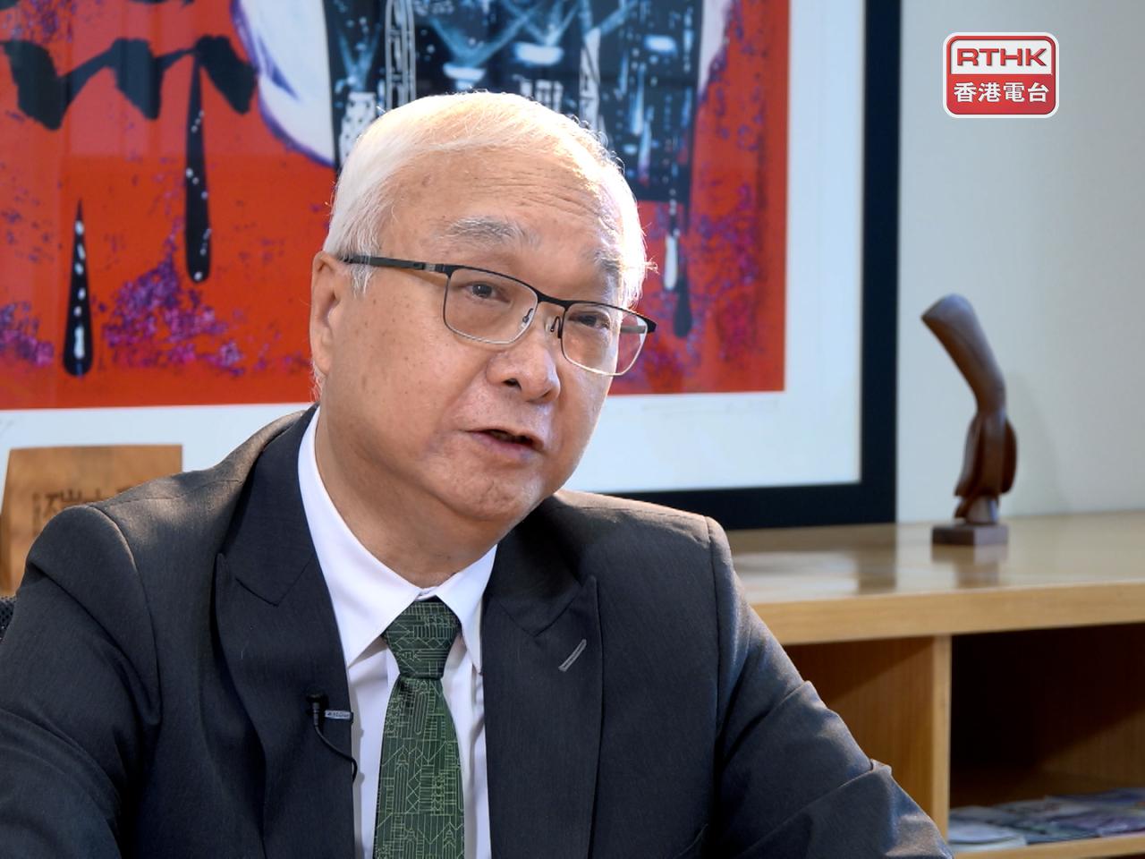 謝展寰中午啓程前往天津訪問。（港台圖片）