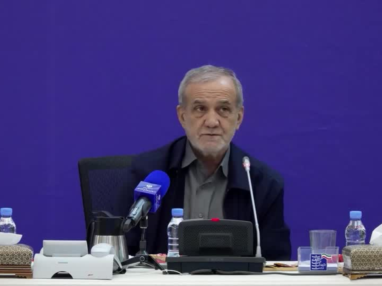 佩澤希齊揚說任何力量都不能迫使伊朗人民投降。（路透社資料圖片）