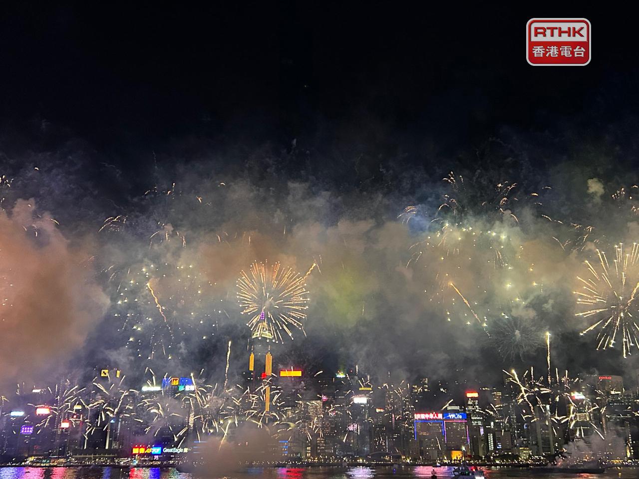 國慶煙花匯演將於今年10月1日舉行。（港台圖片）