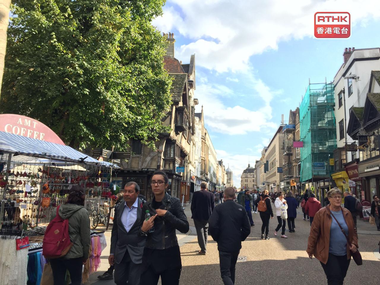 英國2月國內生產總值按月增長0.5%，高於預期。（港台圖片）