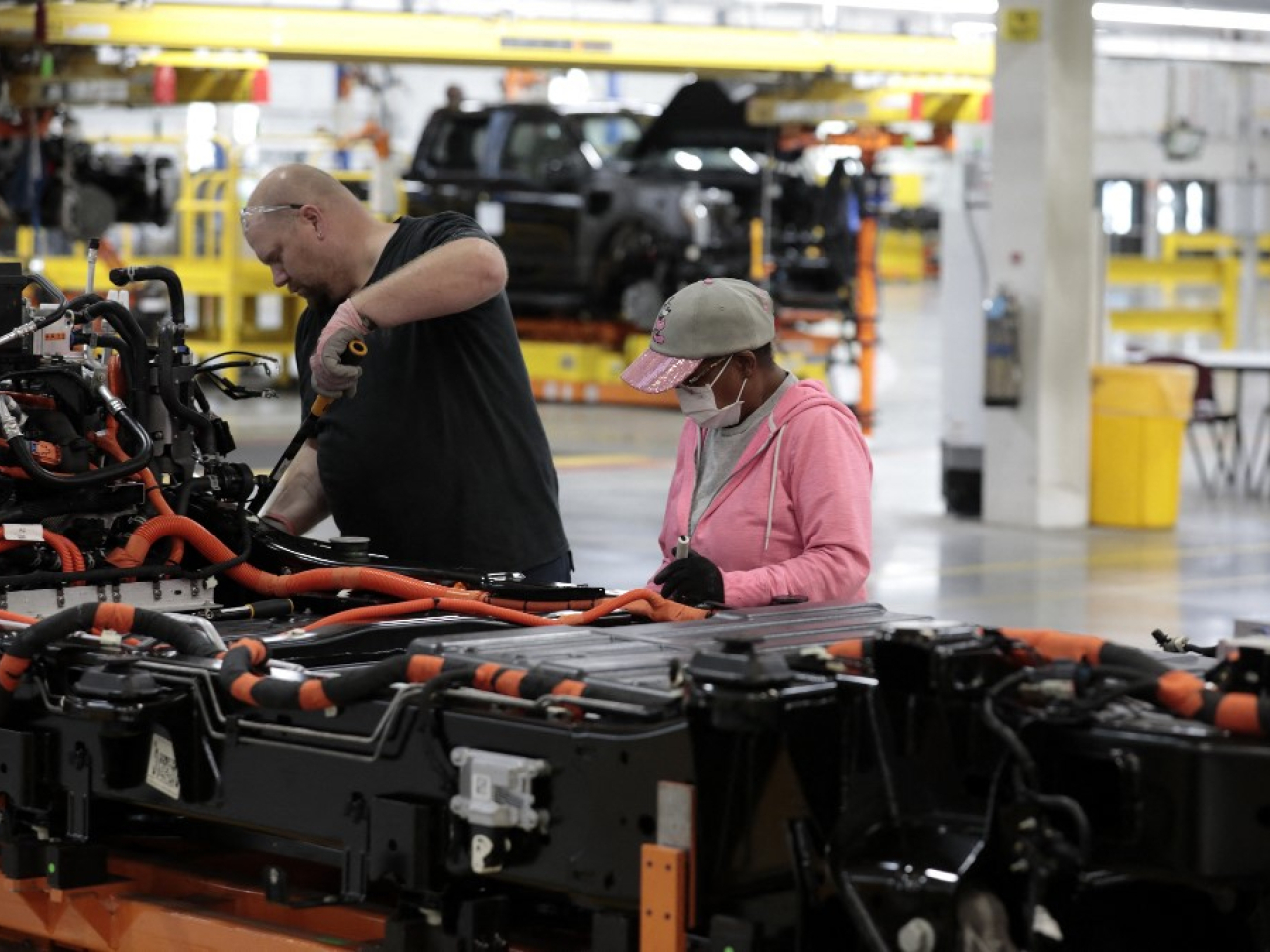 美國3月工業生產按月下跌0.5%，市場原本估計增長0.1%。（法新社資料圖片）