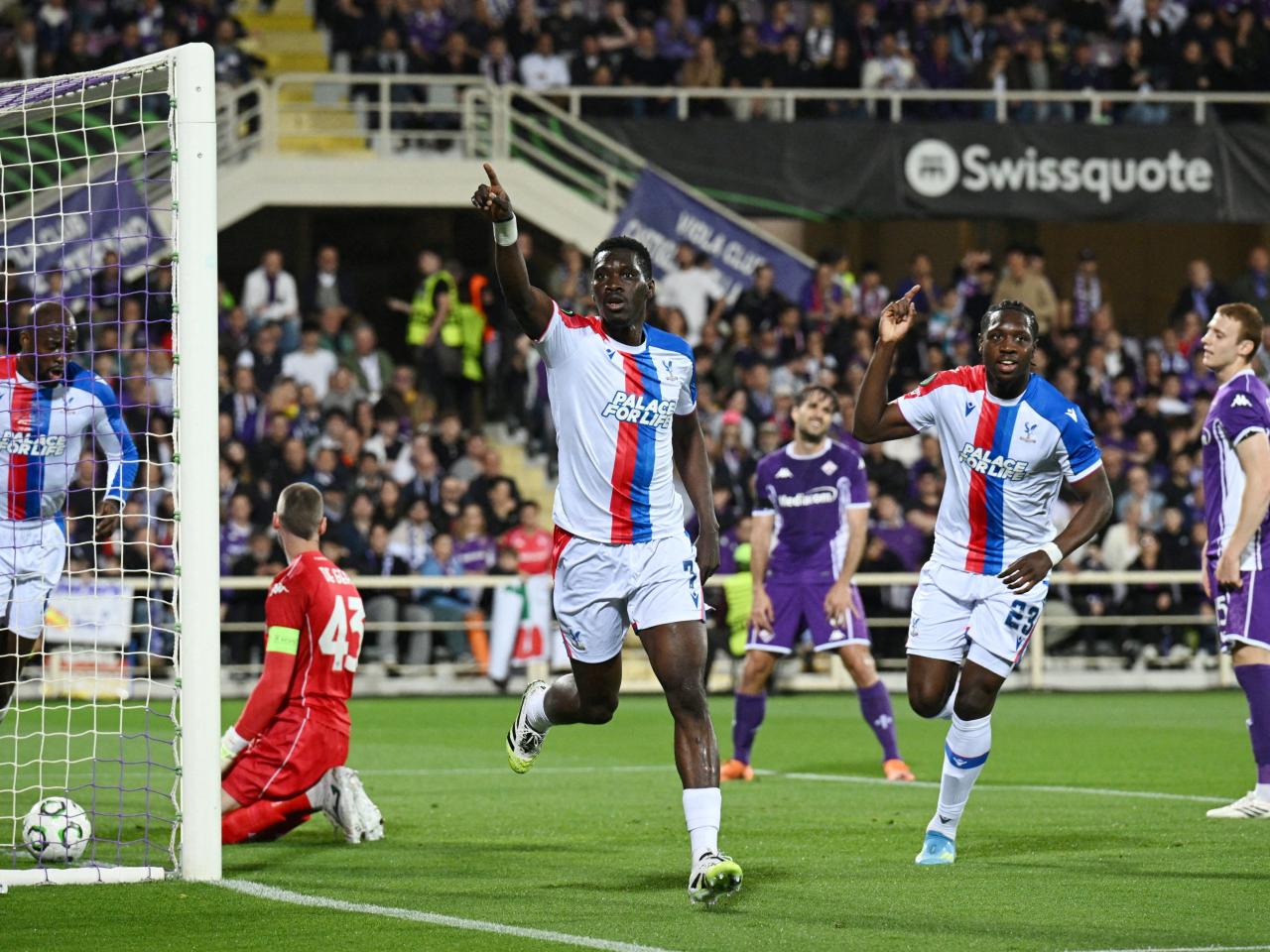 Ismaila Sarr scored the only goal for the London side, who next meet Ukraine's Shakhtar Donetsk in the last four. Photo: Reuters