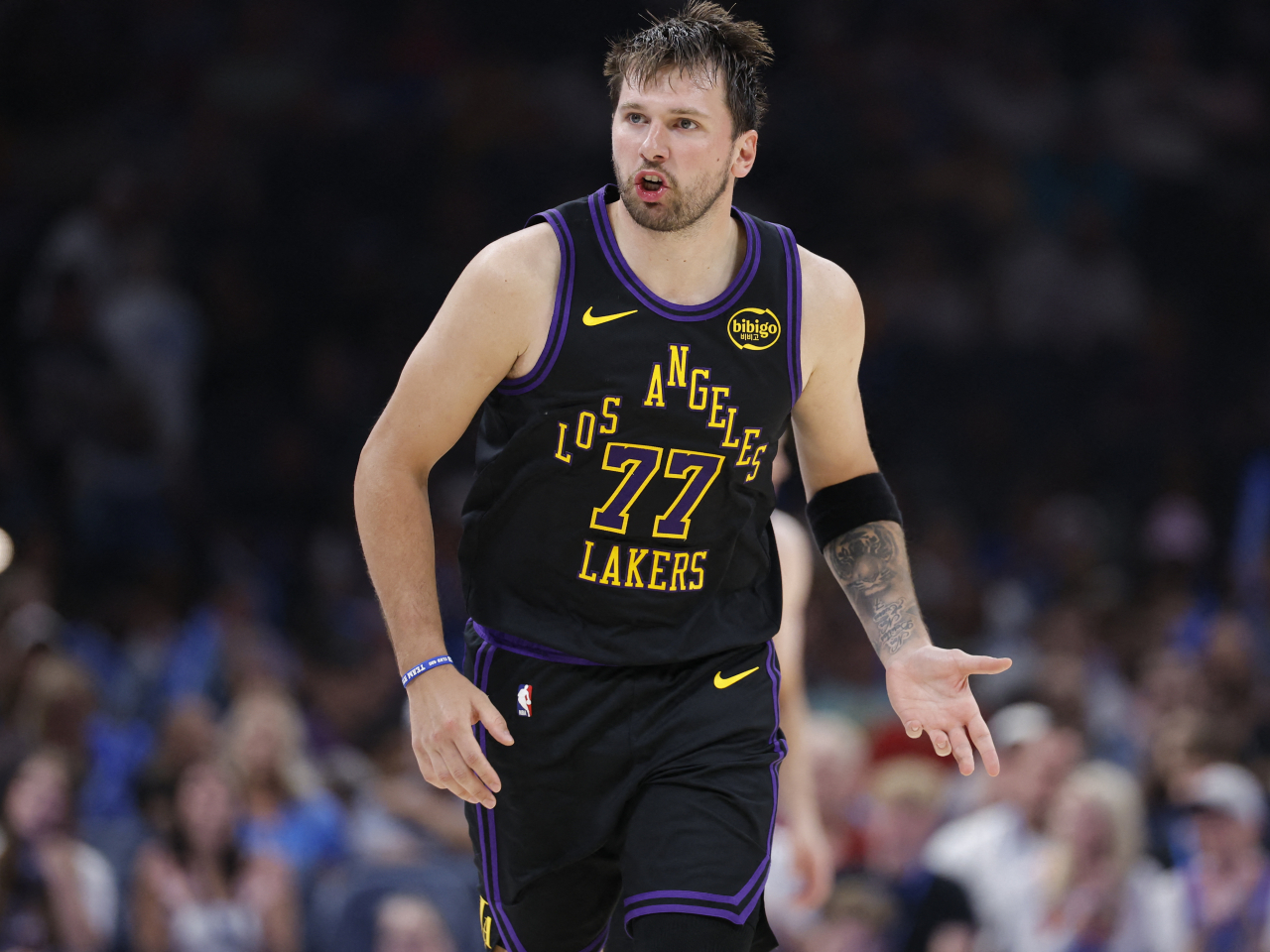 Lakers star Luka Doncic missed two games in December 2025 to travel to Slovenia for the birth of his second daughter. Photo: Reuters