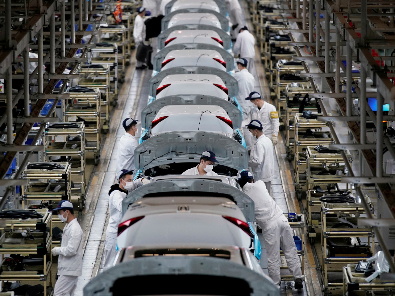 Honda's joint-venture plant producing internal combustion engine vehicles with Dongfeng in Wuhan may be next to shut next year, say insiders. File photo: Reuters