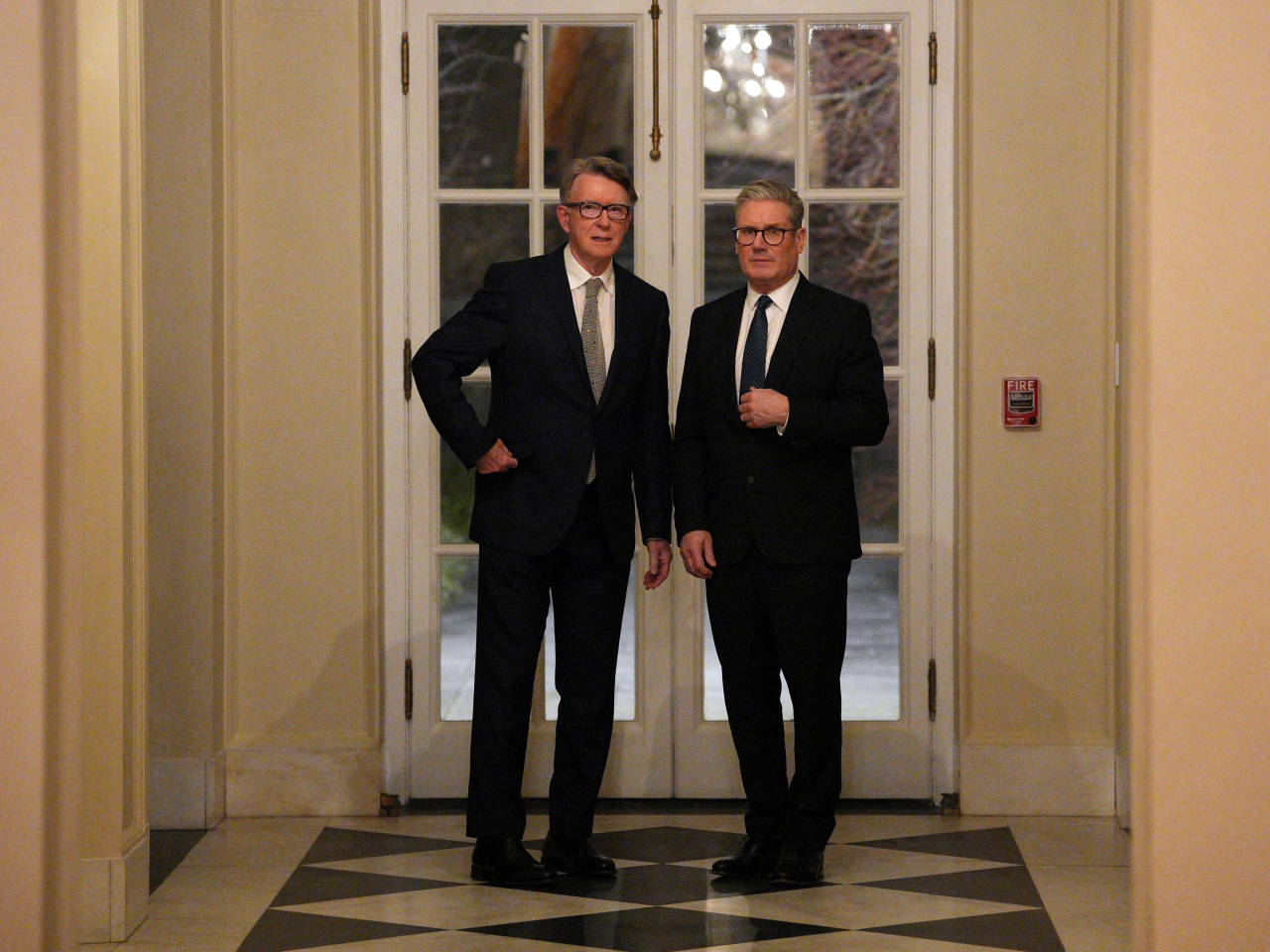 Keir Starmer is said to have been unaware that Peter Mandelson, left, failed his security vetting at the time of his appointment as US ambassador. File photo: Reuters