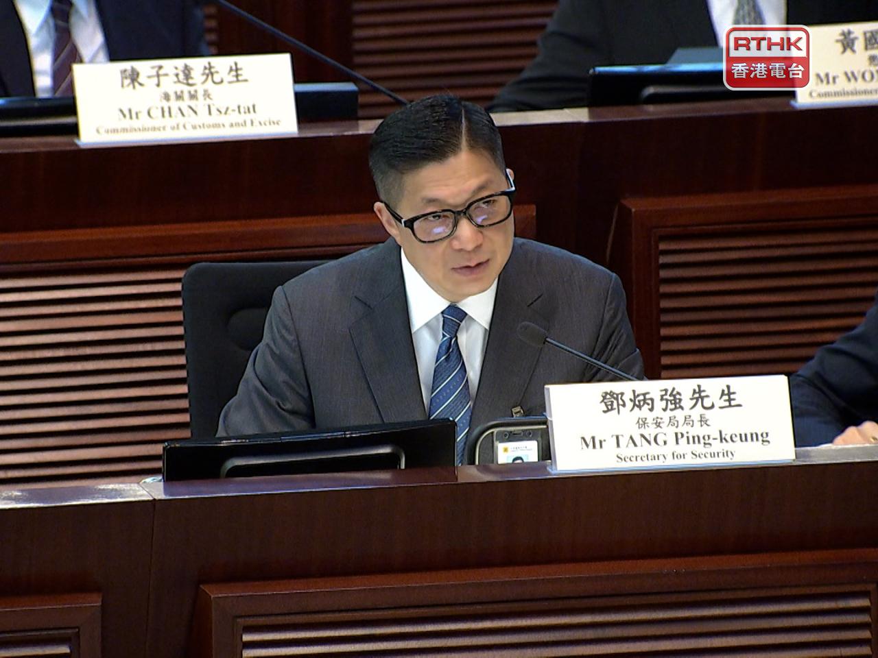 Chris Tang also pointed out that it is not optimal for the police to fax caller details to the fire services during an emergency. Photo: RTHK