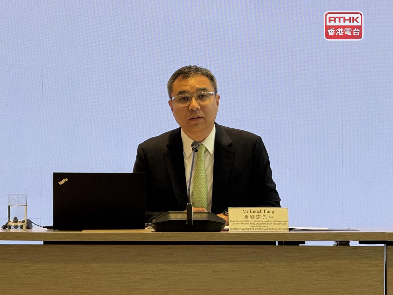 馮殷諾稱發展中國家關注氣候變化對長遠經濟的影響，對綠色轉型需求殷切。（趙嘉駿攝）