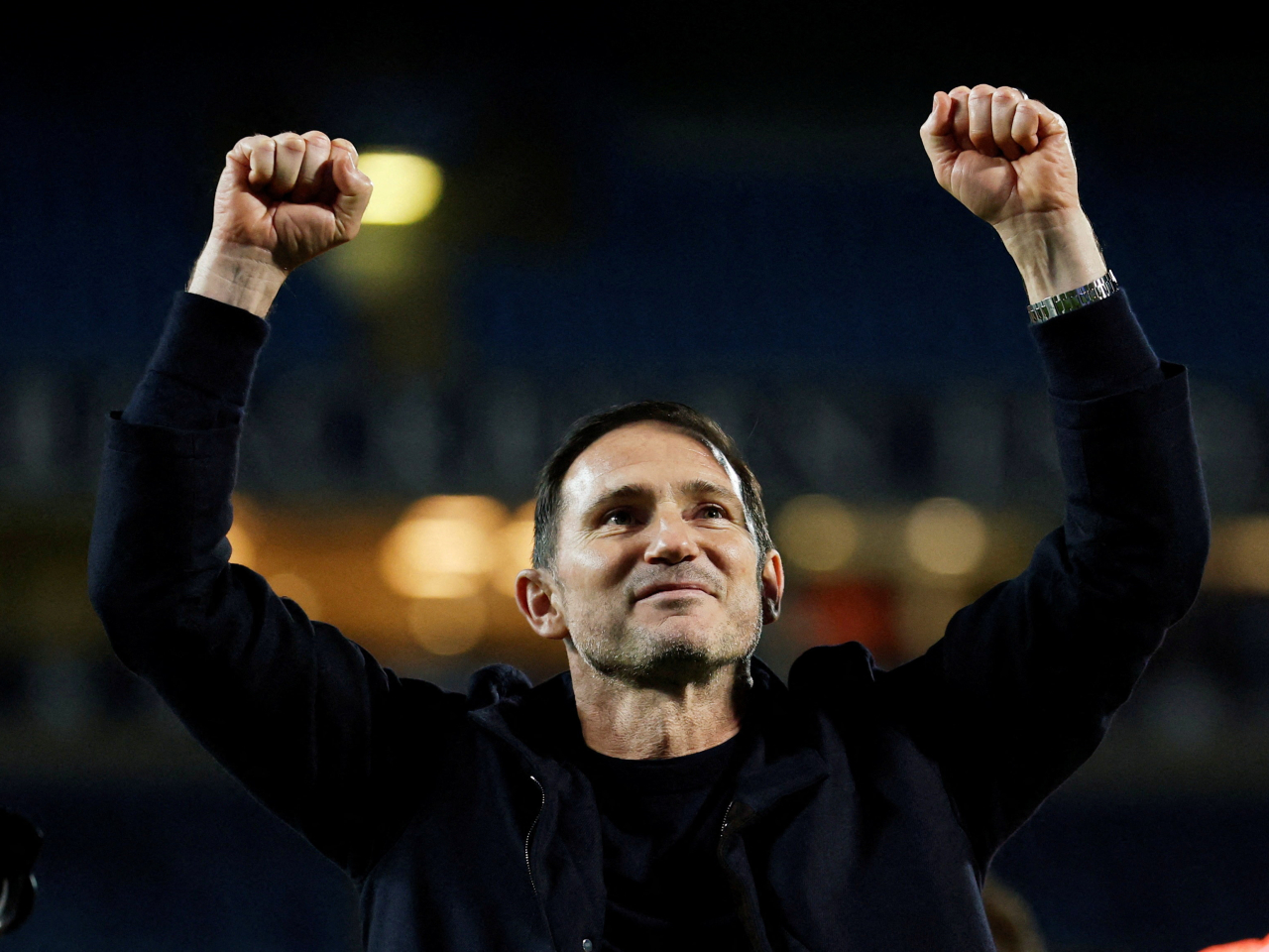 Manager Frank Lampard says Coventry City's promotion to the top tier of English football is 'right up there for me'. Photo: Reuters