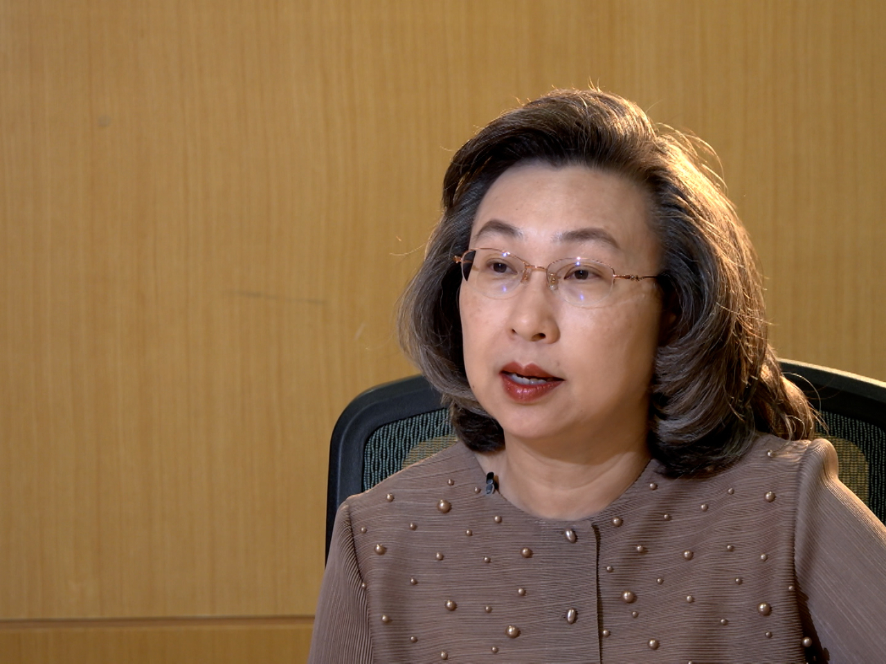 楊何蓓茵提到，本屆政府做了很多提升管理能力的工作。（港台圖片）