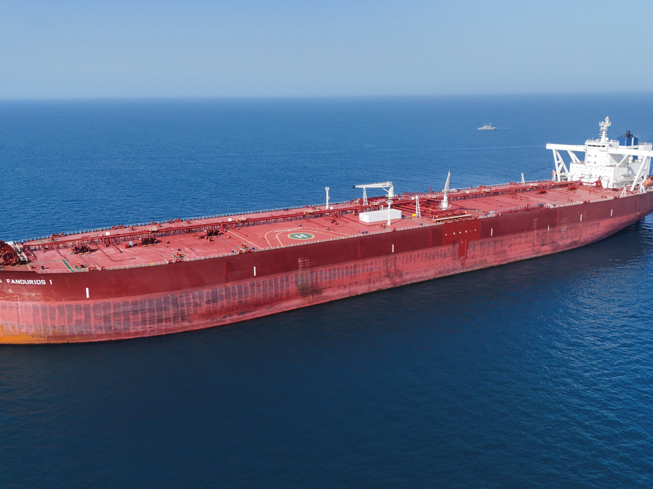 A Malta-flagged oil tanker arrives in Iraqi waters off Basra after sailing through the Strait of Hormuz. Photo: Reuters