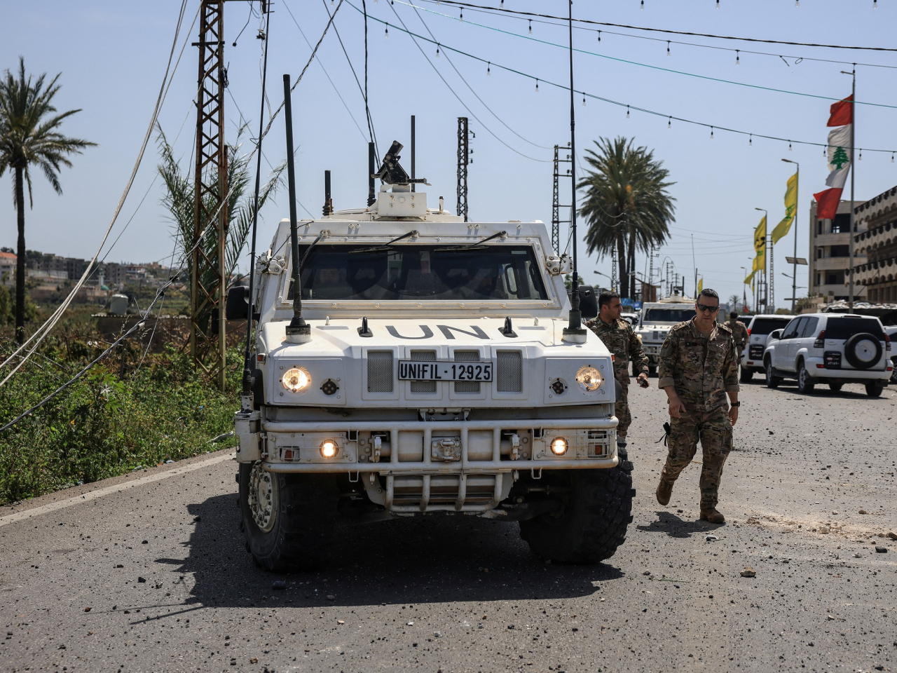 聯黎部隊表示，當時維和人員正在清理爆炸物，譴責事件是蓄意襲擊。（路透社資料圖片）