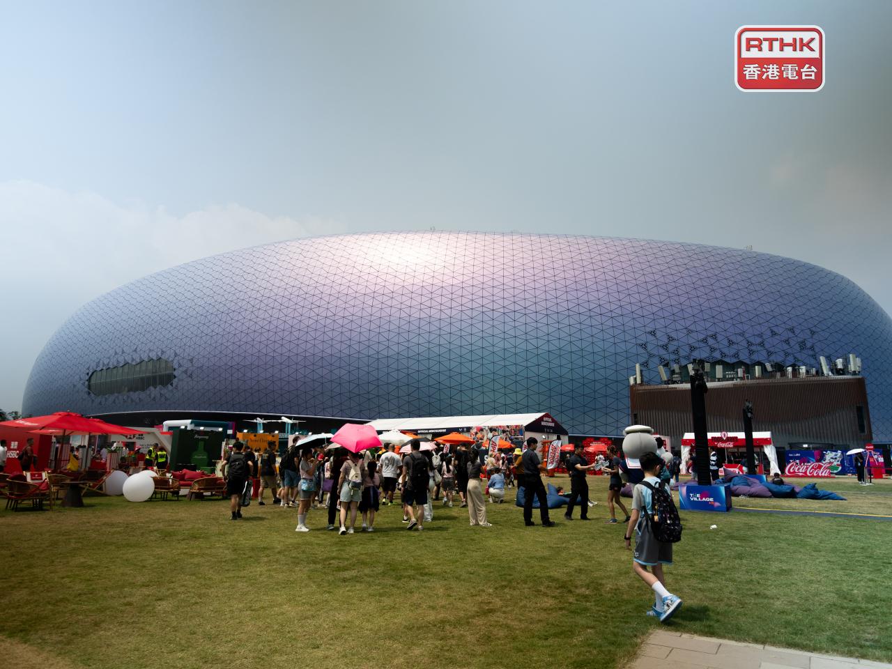 Fans of all ages gathered at Kai Tak Stadium to celebrate the 50th anniversary of the Hong Kong Sevens. Photo: RTHK
