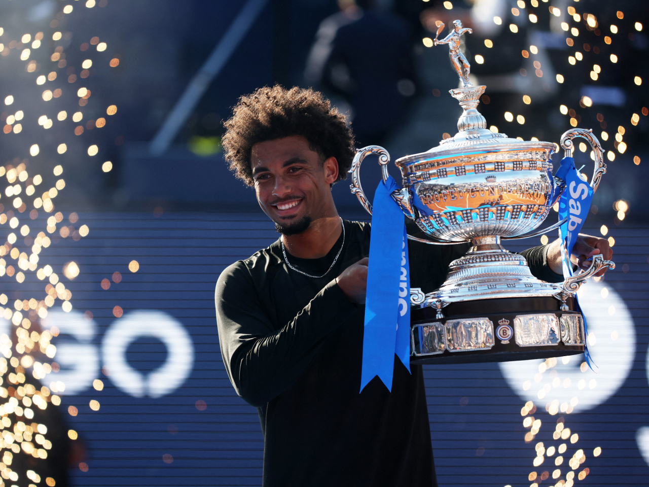 It's the fourth ATP title of the 21 year-old's young career. Photo: Reuters