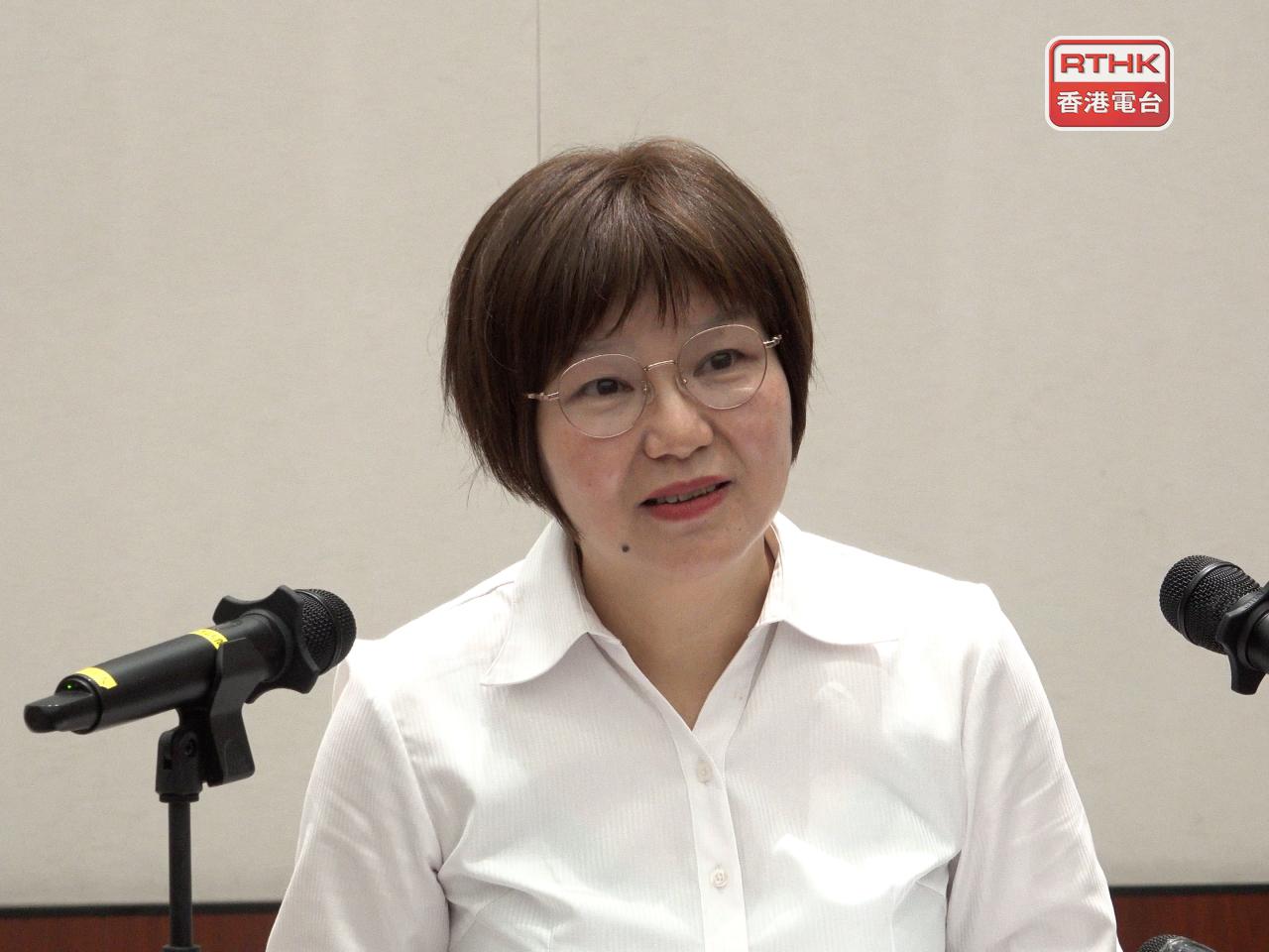 李端姣期望，具身機械人可以應用在更多場景，提升效率。(麥偉康攝)