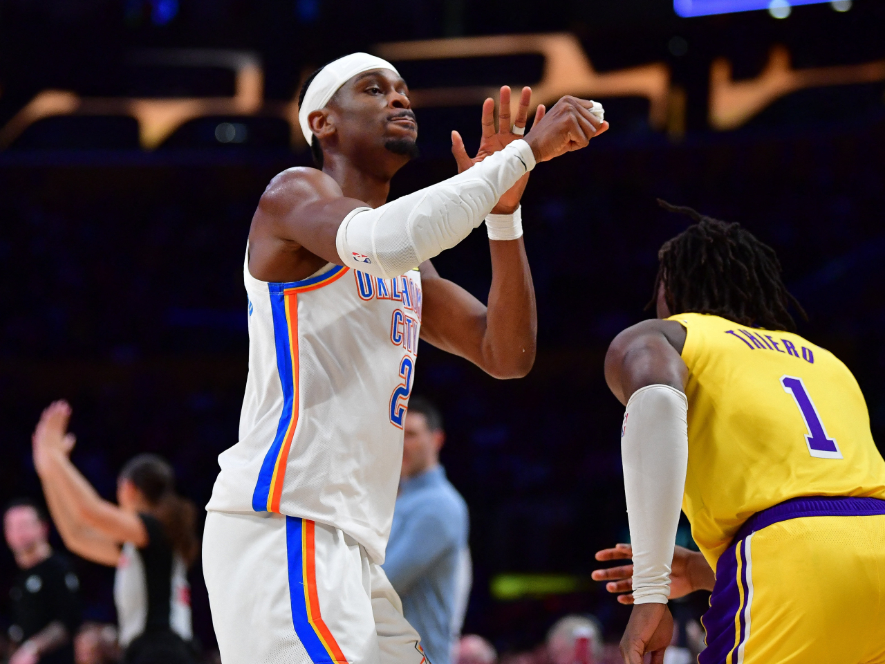 Gilgeous-Alexander would be the first back-to-back MVP since Nikola Jokic in 2021-22 should he take home the award this year. Photo: Reuters