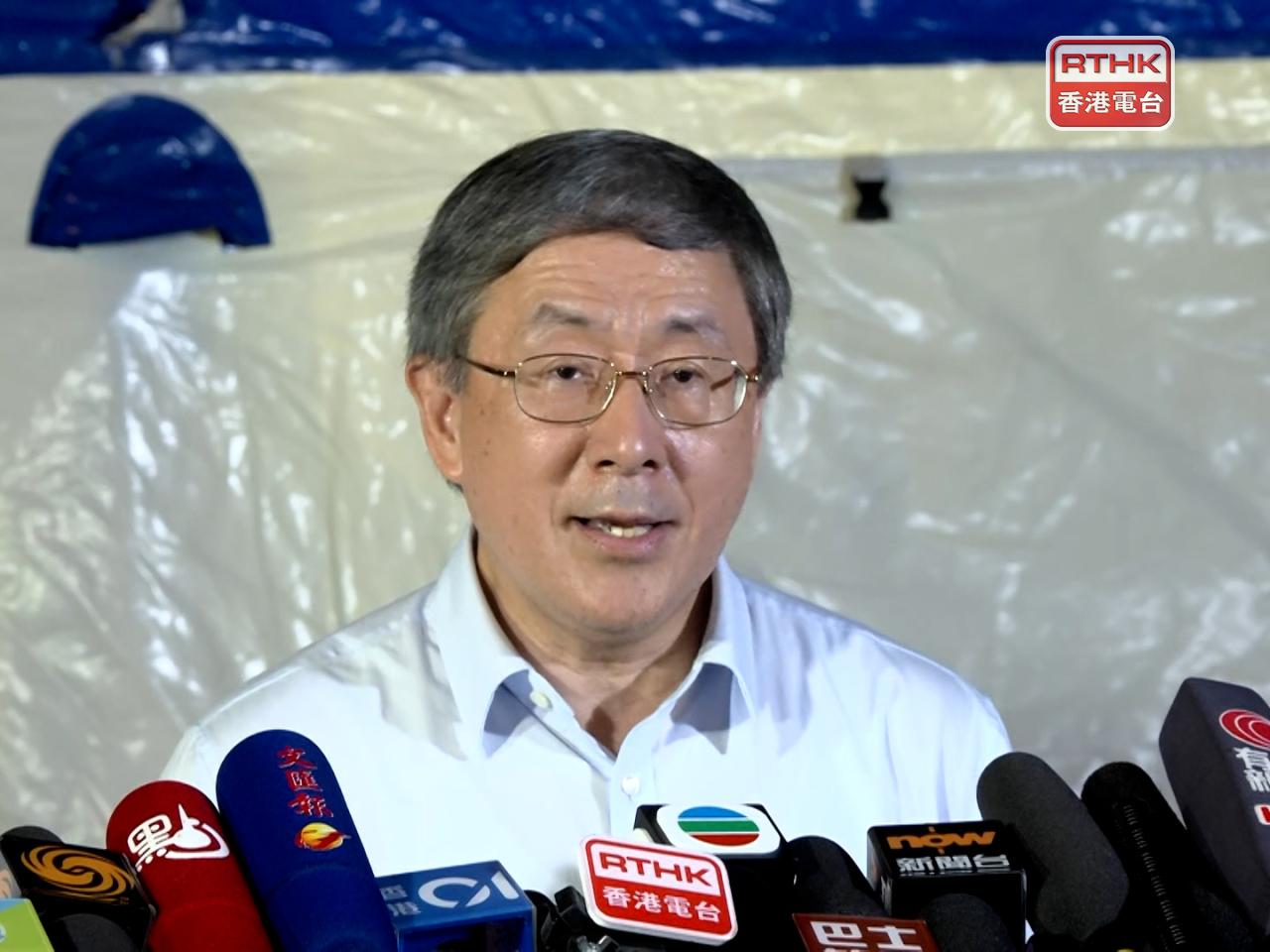 Warner Cheuk said 264 people made the trip back to their former abodes in Wang Sun House. Photo: RTHK